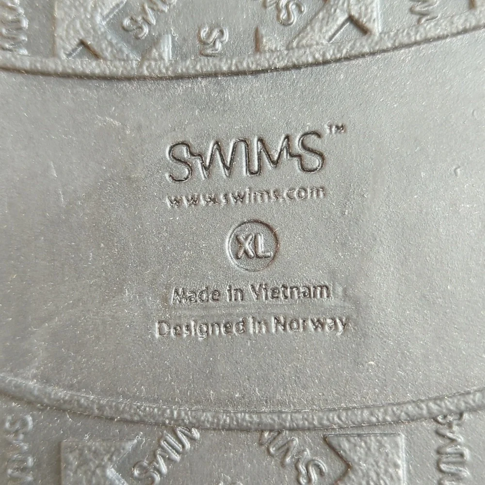 Men's Black SWIMS Rubber Galoshes - Size 11 NWT - Picture 5 of 8